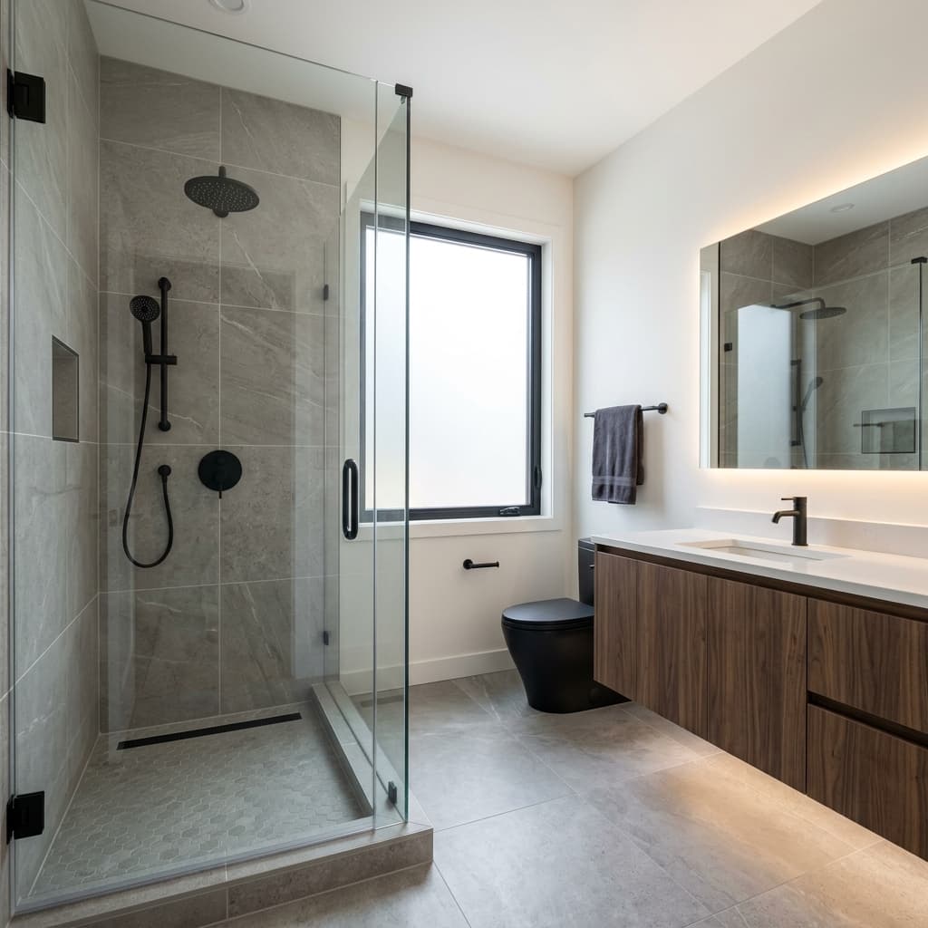 Contemporary Guest Bathroom