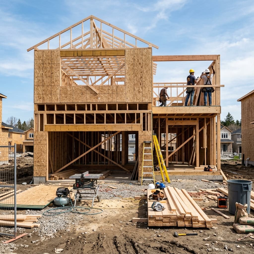 Custom Home — Framing Stage